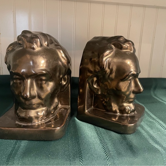 Other - Bronze Abraham Lincoln Bookends